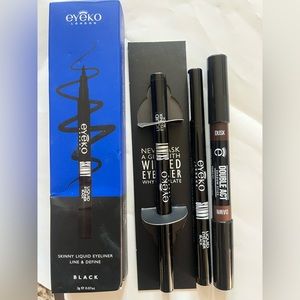NEW Two (2) Eyeko London liquid Eyeliner and Shadow Stick